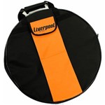 Bag de Pratos Liverpool Bag-Pra com Bag de Baquetas Frontal e Compatível com Pratos Até 20¨