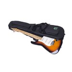 Ficha técnica e caractérísticas do produto Bag Guitarra Couro Reconstituído Preto - Newkeepers