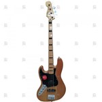 Ficha técnica e caractérísticas do produto Baixo Canhoto Fender 4 Cordas Squier Vintage Modified Jazz Bass Natural Escudo Preto 2 Capt - Fender
