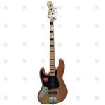 Ficha técnica e caractérísticas do produto Baixo Canhoto Fender 4 Cordas Squier Vintage Modified Jazz Bass Natural Escudo Preto 2 Captadores