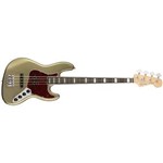 Ficha técnica e caractérísticas do produto Baixo Fender 019 7001 Am Elite Jazz Bass Ebony 719 Pearl Met