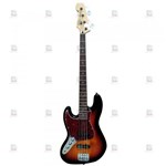 Ficha técnica e caractérísticas do produto Baixo Fender Canhoto 4 Cordas Squier Vintage Modified Jazz Bass Sunburst - Fender