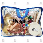 Ficha técnica e caractérísticas do produto Bandinha Infantil 10 Instrumentos Percussão Dolphin Bolsa Pandeiro Chocalho Maracas Pratos - Dolphin