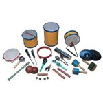 Ficha técnica e caractérísticas do produto Bandinha Rítmica Escolar Kit com 20 Instrumentos Musicais