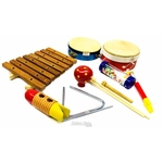 Ficha técnica e caractérísticas do produto Bandinha Rítmica JOG Vibratom P3661 Kit 8 Peças Instrumentos de Percussão (Musicalização Infantil)