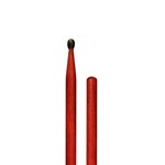 Ficha técnica e caractérísticas do produto Baqueta Nova Vermelha 5b Ponta De Nylon N5bnr Vic Firth