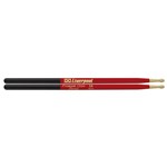Ficha técnica e caractérísticas do produto Baqueta Preta e Vermelha Ponta de Madeira Premium Color Séries 5A Liverpool