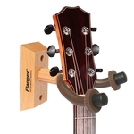 Ficha técnica e caractérísticas do produto Base de madeira Flanger Guitarra Hanger Wall Mount Hooks Stand Holder Musical Instrument Acessório Festivo Presente