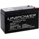 Ficha técnica e caractérísticas do produto Bateria 12V 7,0Ah - Up1270E F187 - Unipower