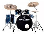 Ficha técnica e caractérísticas do produto Bateria Acústica Nagano Garage Rock 22 Blue Night Ferragens