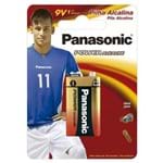 Ficha técnica e caractérísticas do produto Bateria Alcalina Panasonic 9V | Cartela com 01 Unidade