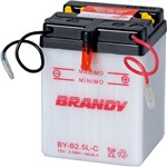 Bateria Brandy Yb2.5 Lc 0006 Honga Cg 125 / Xlr 125 / Titan Até 99