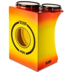 Ficha técnica e caractérísticas do produto Bateria Cajón FSA Tajon Standard Plus TAJ89 Yellow Red Mini Bateria Cajón Compacta Ótima Sonoridade