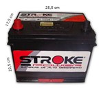 Ficha técnica e caractérísticas do produto Bateria de Som Stroke Power 80ah/hora e 700ah/pico Selada