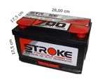 Ficha técnica e caractérísticas do produto Bateria de Som Stroke Power 90ah/hora e 700ah/pico