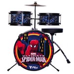Ficha técnica e caractérísticas do produto Bateria Infantil Marvel Spider Man Azul Bim-s1 Phoenix