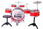 Ficha técnica e caractérísticas do produto Bateria Infantil Musical 6 Tambores 3 Pratos - Jazz Drum