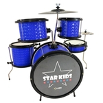 Ficha técnica e caractérísticas do produto Bateria Infantil Star Kids 44000 Luen Nova Cor Azul