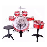 Ficha técnica e caractérísticas do produto Bateria Musical Infantil 6 Tambores 1 Prato Jazz Drum