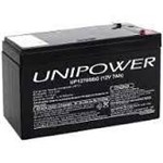 Ficha técnica e caractérísticas do produto Bateria P/ Nobreak/Alarme 12v 7ah Unipower Up1270seg F187 - 425 - Unicoba