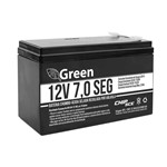 Ficha técnica e caractérísticas do produto Bateria Recarregável Selada Green 12V 7Ah para Alarmes Cerca Elétrica