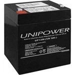 Ficha técnica e caractérísticas do produto Bateria Selada 12V 5Ah Up1250 Preta Unipower