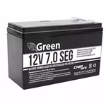 Ficha técnica e caractérísticas do produto Bateria Selada 12V - 7Ah - Green