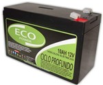 Ficha técnica e caractérísticas do produto Bateria Selada Gel 10ah 12v Alarme, Bike Elétrica, Nobreak - Eco Power
