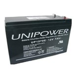 Ficha técnica e caractérísticas do produto Bateria Selada P/ Nobreak 12V/7,0Ah Up1270E - Código 10729 Unipower
