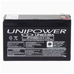 Ficha técnica e caractérísticas do produto Bateria Selada Unipower VRLA 12V 7Ah UP1270SEG