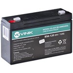 Ficha técnica e caractérísticas do produto Bateria Selada Vinik Vlca 6v 12a Bs6-120