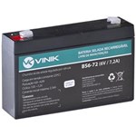 Ficha técnica e caractérísticas do produto Bateria Selada Vinik Vlca 6v 7,2a Bs6-72