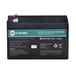 Ficha técnica e caractérísticas do produto Bateria Selada VLCA 12V 7,2A BS12-72 - Vinik - Vinik