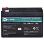 Ficha técnica e caractérísticas do produto Bateria Selada Vlca 12V 7.2A BS12-72 Vinik