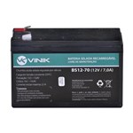 Ficha técnica e caractérísticas do produto Bateria Selada Vlca 12V 7Ah Bs12-70 Vinik