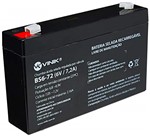 Ficha técnica e caractérísticas do produto Bateria Selada VLCA 6V 7.2A BS6-72, VINIK