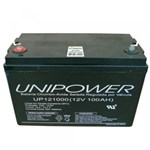 Ficha técnica e caractérísticas do produto Bateria Selada Vrla 12V 100Ah M8 Up121000 Rt 06C095 - Unipower