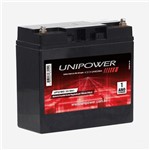 Ficha técnica e caractérísticas do produto Bateria Selada Vrla 12v 18ah - Nobreak, Alarme - Unipower