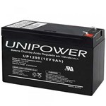 Ficha técnica e caractérísticas do produto Bateria Selada VRLA 12V 9,0Ah F187 UP1290 Unipower