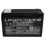 Ficha técnica e caractérísticas do produto Bateria Unipower 12v 9ah Alarmes Cercas Nobreak