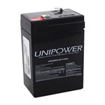 Ficha técnica e caractérísticas do produto Bateria Unipower 6V 4.5ah para Segurança/ Nobreak