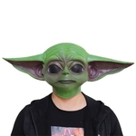 Ficha técnica e caractérísticas do produto Bebê Yoda Máscara Cosplay látex Máscaras Yoda Capacete Adulto completa Face principal Brinquedo engraçado