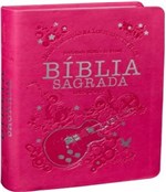 Ficha técnica e caractérísticas do produto Biblia Sagrada Letra Grande - Capa Pink com Guitarra - Socied. Biblica do Brasil(sbb)