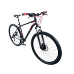 Ficha técnica e caractérísticas do produto Bicicleta M1 19 Aro 29 Preto e Vermelho - Like