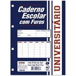 Ficha técnica e caractérísticas do produto Bloco para Fichário Universitário Pacote com 5 Unidades