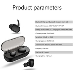 Ficha técnica e caractérísticas do produto Fones de ouvido Bluetooth Mini 5.0 HD Fones de ouvido estéreo sem fio Touch Headset