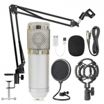 Ficha técnica e caractérísticas do produto BM-800 Microfone Capacitivo Profissional Para Gravação Vocal Microfone Para Computador