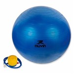Ficha técnica e caractérísticas do produto Bola de Ginástica 55cm Azul - Muvin
