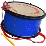 Ficha técnica e caractérísticas do produto Bombo Infantil Azul Luen 29470 Instrumento Musical Percussão Fanfarra