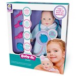 Ficha técnica e caractérísticas do produto Boneca - 43cm - Baby Jr - Bebê Dodói - Macacão Azul - Cotiplás - Cotiplas